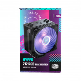 Cooler Master Hyper 212 RGB Black Edition w LGA1700 Tietokonekotelo, Suoritin Jäähdytin 12 cm Musta