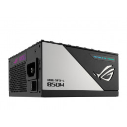 ASUS ROG Loki SFX-L 850W Platinum virtalähdeyksikkö 24-pin ATX Musta, Hopea