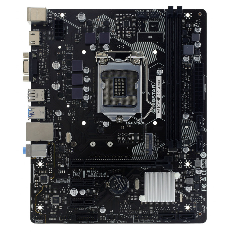 Biostar H510MHP 2.0 emolevy Intel H510 LGA 1200 mikro ATX