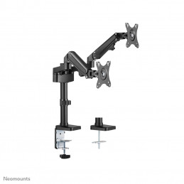 Neomounts by Newstar DS70-750BL2 monitorin kiinnike ja jalusta 68,6 cm (27") Puristin Läpipultattu Musta