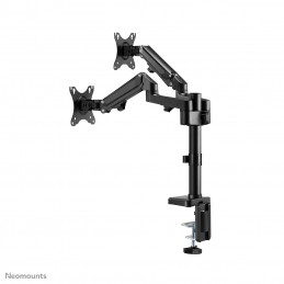Neomounts by Newstar DS70-750BL2 monitorin kiinnike ja jalusta 68,6 cm (27") Puristin Läpipultattu Musta