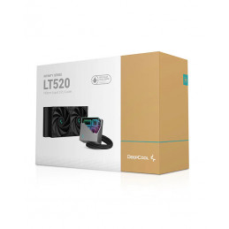 DeepCool LT520 Suoritin All-in-one-nesteenjäähdytin 12 cm Musta 1 kpl