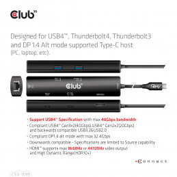 CLUB3D CSV-1599 keskitin