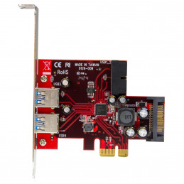 StarTech.com PEXUSB3S2EI liitäntäkortti -sovitin Sisäinen SATA, USB 3.2 Gen 1 (3.1 Gen 1)