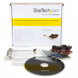 StarTech.com PEXUSB3S2EI liitäntäkortti -sovitin Sisäinen SATA, USB 3.2 Gen 1 (3.1 Gen 1)
