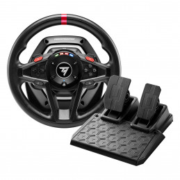 Thrustmaster 4160781 peliohjain Musta USB Ohjauspyörä + polkimet Analoginen PC, PlayStation 4, PlayStation 5