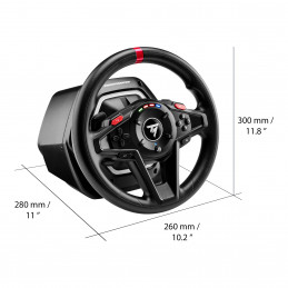 Thrustmaster 4160781 peliohjain Musta USB Ohjauspyörä + polkimet Analoginen PC, PlayStation 4, PlayStation 5