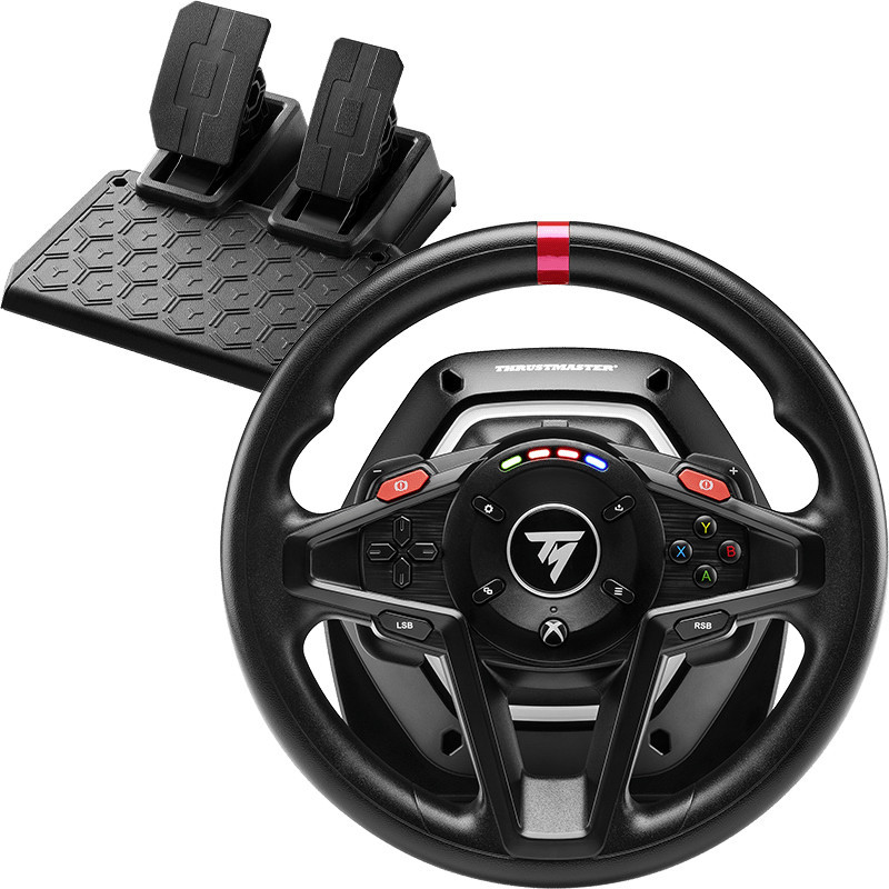 Thrustmaster T128 Musta USB Ohjauspyörä + polkimet Analoginen PC, Xbox, Xbox One