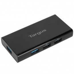 Targus ACH225EU keskitin USB 3.2 Gen 1 (3.1 Gen 1) Type-A Musta