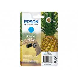 Epson 604 mustekasetti 1 kpl Alkuperäinen Perusvärintuotto Syaani