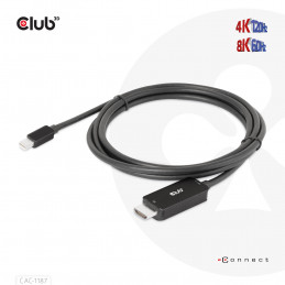 CLUB3D CAC-1187 videokaapeli-adapteri 1,8 m Mini DisplayPort HDMI