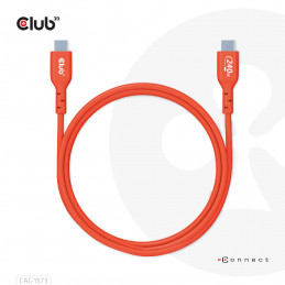 CLUB3D CAC-1573 USB-kaapeli 2 m USB4 Gen 2x2 USB C Punainen