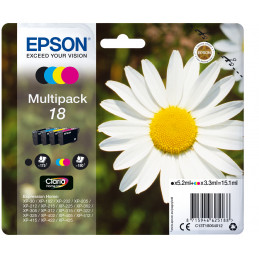 Epson Daisy Monipakkaus, 4 väriä 18 Claria Home -muste
