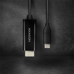 Axagon RVC-HI2C videokaapeli-adapteri 1,8 m USB Type-C HDMI Musta