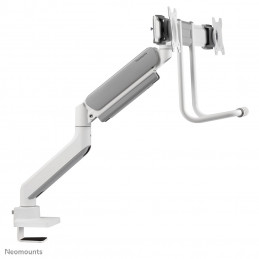 Neomounts by Newstar DS75-450WH2 monitorin kiinnike ja jalusta 81,3 cm (32") Puristin Läpipultattu Valkoinen