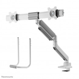 Neomounts by Newstar DS75-450WH2 monitorin kiinnike ja jalusta 81,3 cm (32") Puristin Läpipultattu Valkoinen