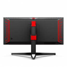 AOC AGON PRO AG344UXM tietokoneen litteä näyttö 86,4 cm (34") 3440 x 1440 pikseliä UltraWide Quad HD LED Musta, Punainen