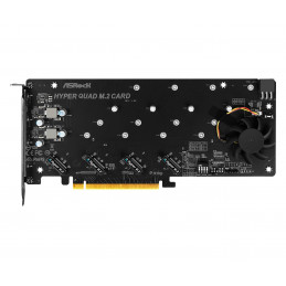 Asrock Hyper Quad M.2 liitäntäkortti -sovitin Sisäinen