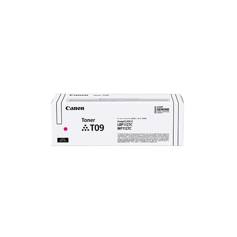 Canon TONER T09 M värikasetti 1 kpl Alkuperäinen Magenta