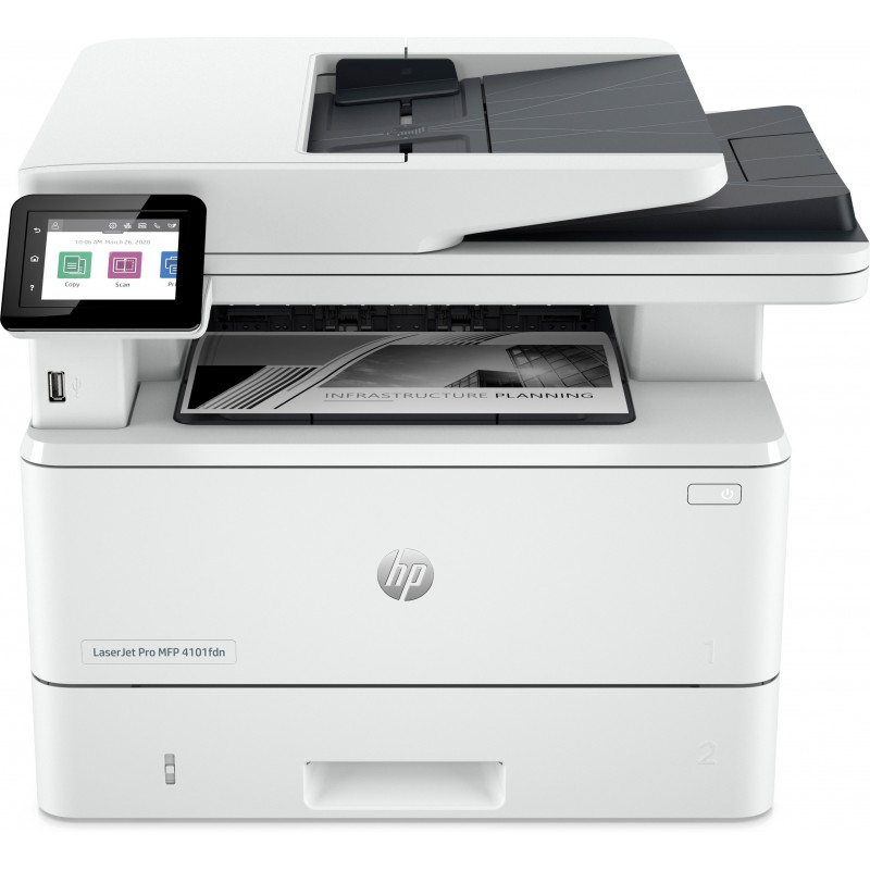 HP LaserJet Pro MFP 4102dw -tulostin, Mustavalkoinen, Tulostin varten Pienet ja keskikokoiset yritykset, Tulosta, kopioi,