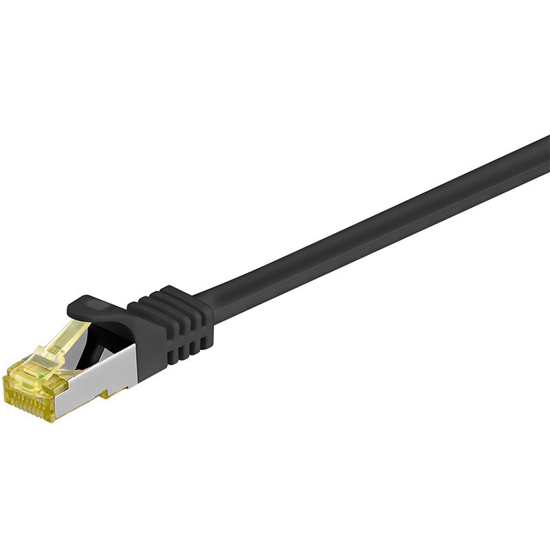 Goobay RJ-45 CAT7 25m verkkokaapeli Musta S FTP (S-STP)