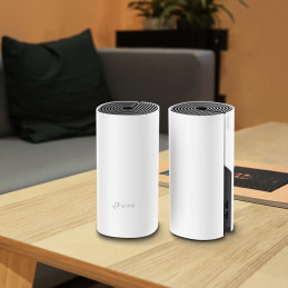 TP-LINK Deco M4(2-pack) Kaksitaajuus (2,4 GHz 5 GHz) Wi-Fi 5 (802.11ac) Valkoinen Sisäinen