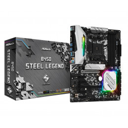 Asrock B450 Steel Legend AMD B450 Kanta AM4 ATX