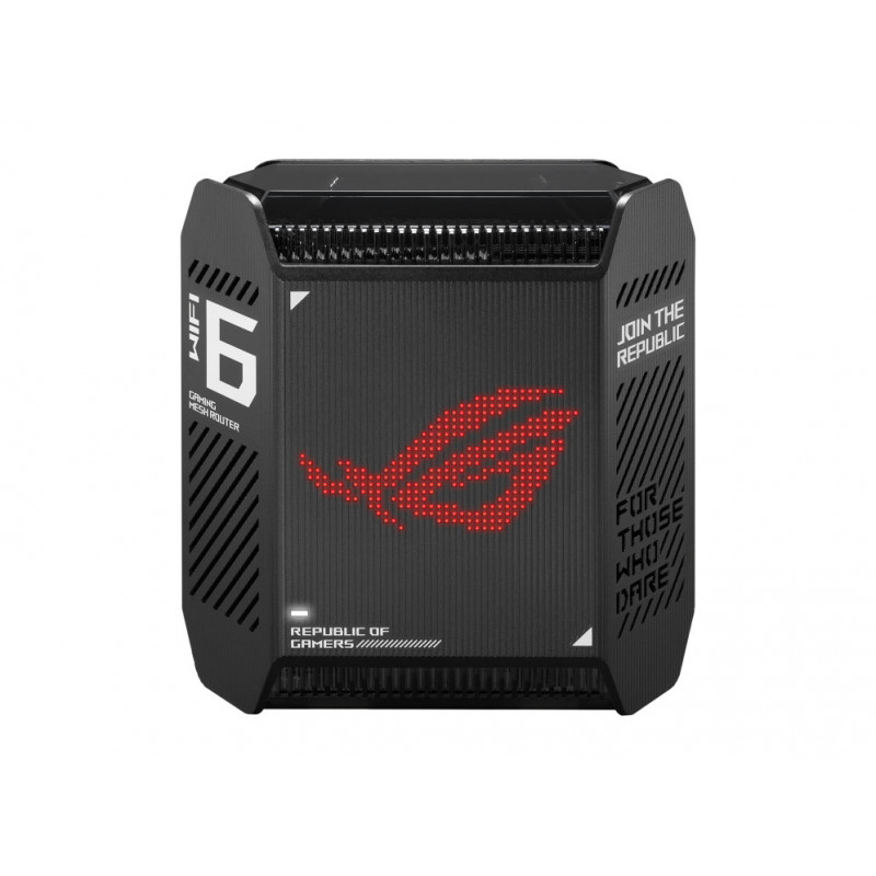 ASUS ROG Rapture GT6 AX10000 AiMesh 1 Pack Kolmikaista (2,4 GHz 5 GHz 5 GHz) Wi-Fi 6 (802.11ax) Musta 4 Sisäinen