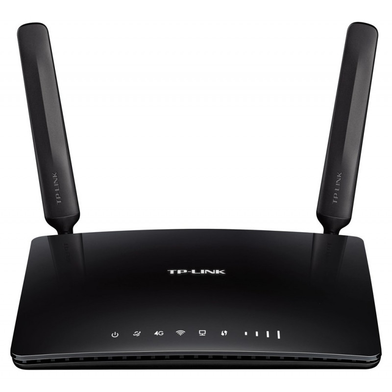 TP-LINK TL-MR6400 langaton reititin Nopea Ethernet Yksi kaista (2,4 GHz) 3G 4G Musta