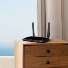 TP-LINK TL-MR6400 langaton reititin Nopea Ethernet Yksi kaista (2,4 GHz) 3G 4G Musta