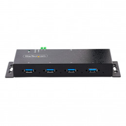 StarTech.com 5G4AINDNP-USB-A-HUB keskitin USB 3.2 Gen 1 (3.1 Gen 1) Type-B 5000 Mbit s Musta