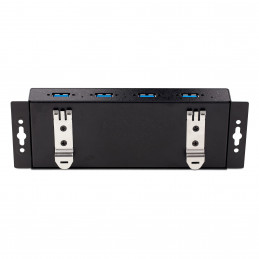 StarTech.com 5G4AINDNP-USB-A-HUB keskitin USB 3.2 Gen 1 (3.1 Gen 1) Type-B 5000 Mbit s Musta