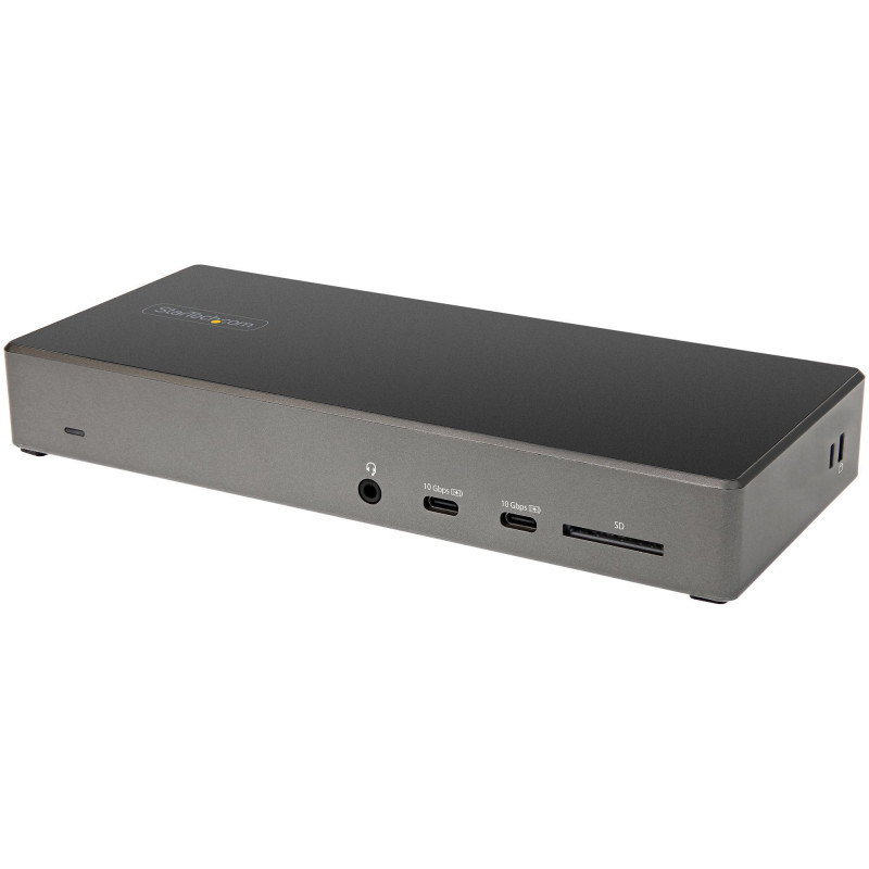 StarTech.com DK31C2DHSPDUE kannettavien tietokoneiden telakka ja porttitoistin Langallinen USB 3.2 Gen 2 (3.1 Gen 2) Type-C