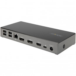 StarTech.com DK31C2DHSPDUE kannettavien tietokoneiden telakka ja porttitoistin Langallinen USB 3.2 Gen 2 (3.1 Gen 2) Type-C