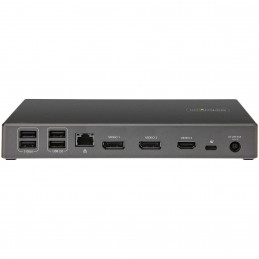 StarTech.com DK31C2DHSPDUE kannettavien tietokoneiden telakka ja porttitoistin Langallinen USB 3.2 Gen 2 (3.1 Gen 2) Type-C