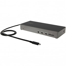 StarTech.com DK31C2DHSPDUE kannettavien tietokoneiden telakka ja porttitoistin Langallinen USB 3.2 Gen 2 (3.1 Gen 2) Type-C