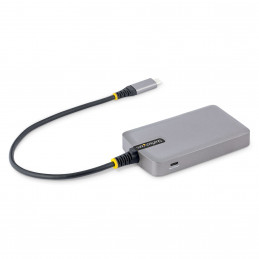 StarTech.com 5G4AB-USB-C-HUB keskitin USB 3.2 Gen 1 (3.1 Gen 1) Type-C 5000 Mbit s Harmaa