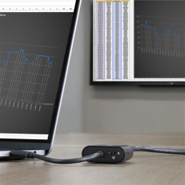 StarTech.com CDP2VGASA USB grafiikka-adapteri 2048 x 1280 pikseliä Musta