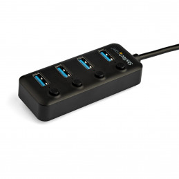 StarTech.com HB30C4AIB keskitin USB 3.2 Gen 1 (3.1 Gen 1) Type-C 5000 Mbit s Musta