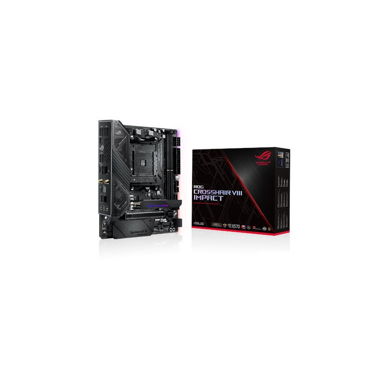 ASUS ROG Crosshair VIII Impact AMD X570 Kanta AM4 Mini-DTX
