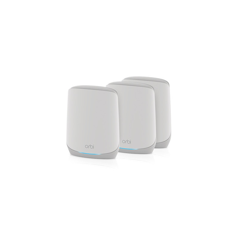 NETGEAR Orbi RBK763S Kolmikaista (2,4 GHz 5 GHz 5 GHz) Wi-Fi 6 (802.11ax) Valkoinen 7 Sisäinen