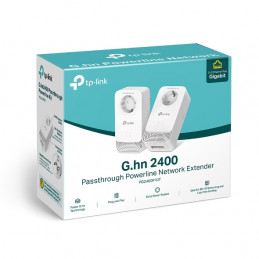 TP-Link PG2400P KIT PowerLine-verkkosovitin 1428 Mbit s Ethernet LAN Valkoinen 2 kpl