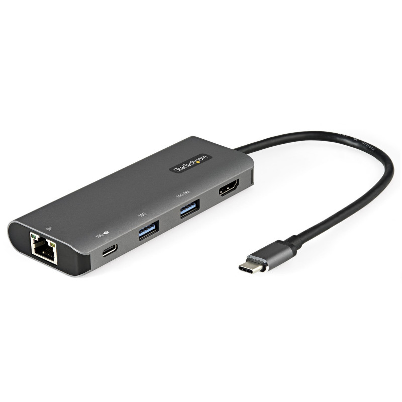 StarTech.com DKT31CHPDL kannettavien tietokoneiden telakka ja porttitoistin Langallinen USB 3.2 Gen 2 (3.1 Gen 2) Type-C Musta,