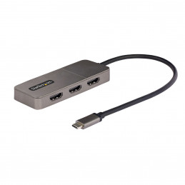 StarTech.com MST14CD123HD USB grafiikka-adapteri 3840 x 2160 pikseliä Harmaa