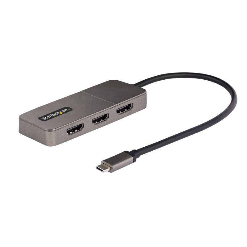 StarTech.com MST14CD123HD USB grafiikka-adapteri 3840 x 2160 pikseliä Harmaa