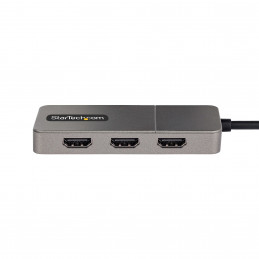 StarTech.com MST14CD123HD USB grafiikka-adapteri 3840 x 2160 pikseliä Harmaa