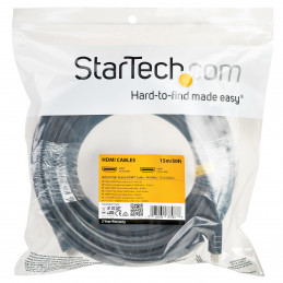 StarTech.com HD2MM15MA HDMI-kaapeli 15 m HDMI-tyyppi A (vakio) Musta