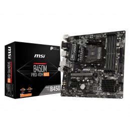 MSI B450M PRO-VDH Max AMD B450 Kanta AM4 mikro ATX