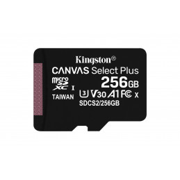 Kingston Technology Canvas Select Plus flash-muisti 256 GB MicroSDXC UHS-I Luokka 10