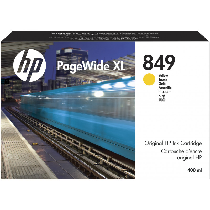 HP 849 400-ml Yellow PageWide XL Ink Cartridge